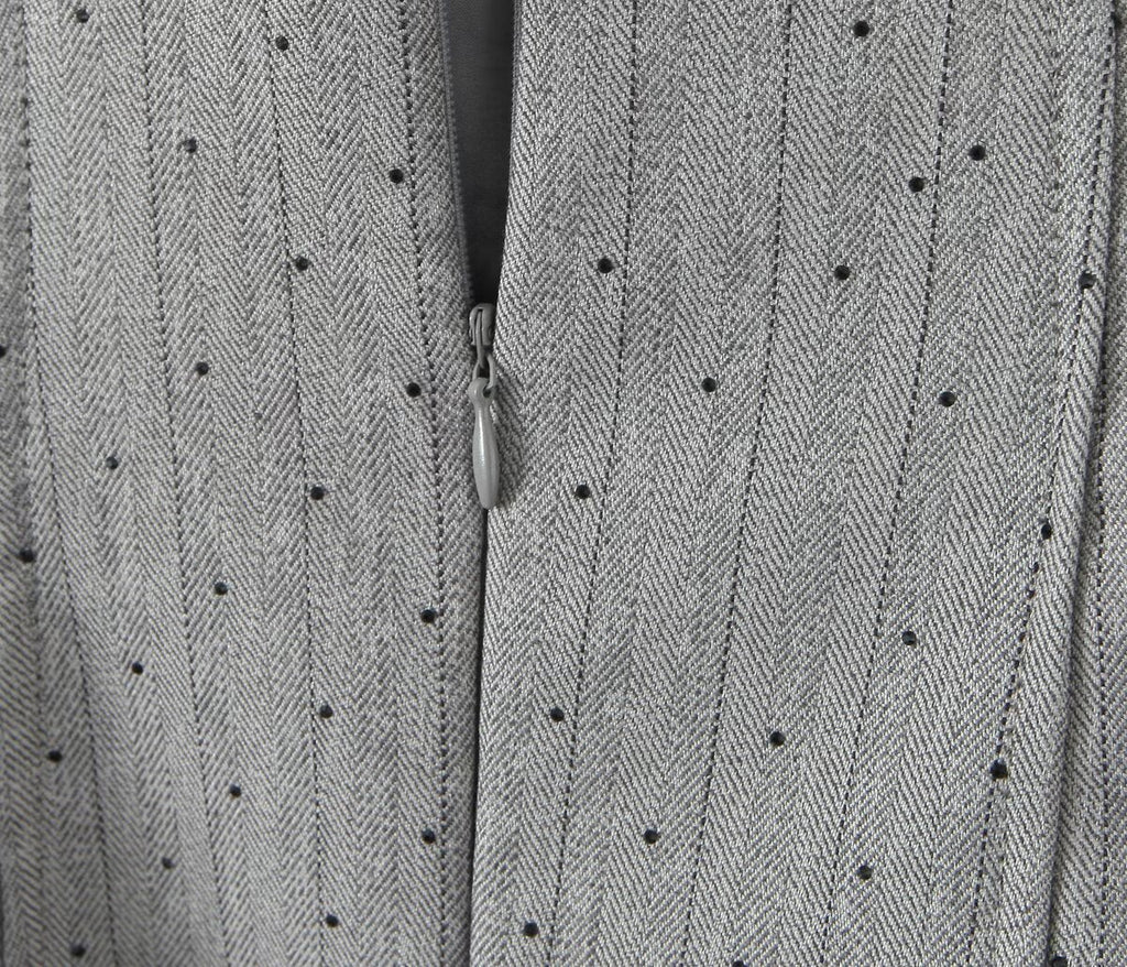 Silver Dottie Crystal Mini Dress