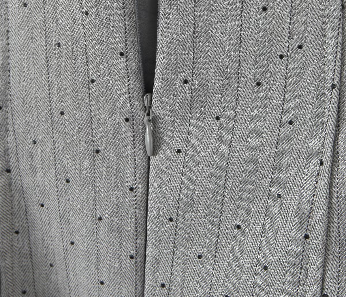 Silver Dottie Crystal Mini Dress