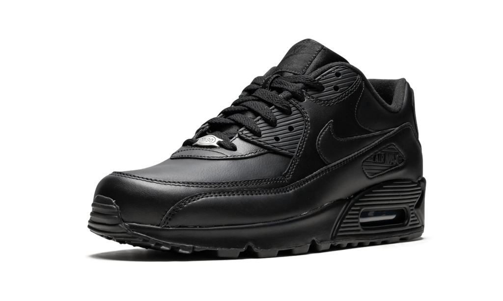 Air Max 90 Leather "Triple Black" 302519 001A