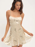 Champagne Starlight Mini Dress