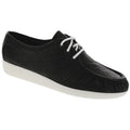 Women's Siesta Lace Up Loafer in Black Larse