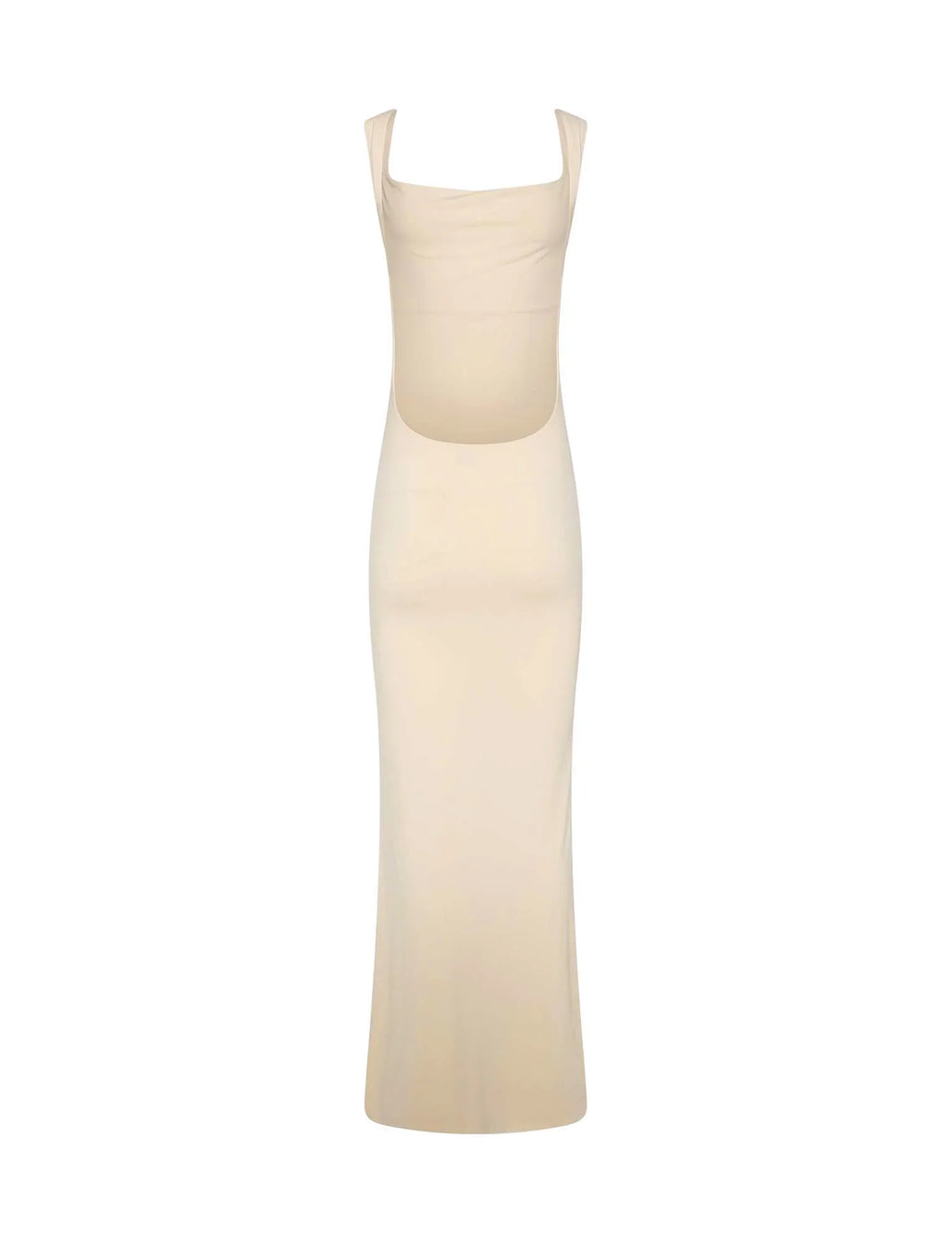 Ivory Square Neck Fishtail Gown