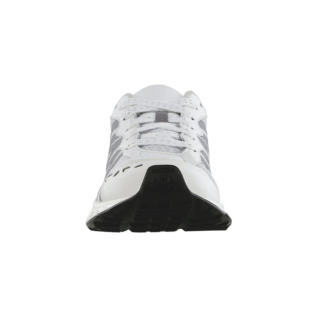 Women's Tempo Lace Up Sneaker in White / Silver