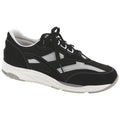 Women's Tour Mesh Lace Up Sneaker in Black / Silver