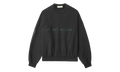 Los Angeles Heavy Fleece Cropped Sweatshirt "Vintage Black" 192HO256893F