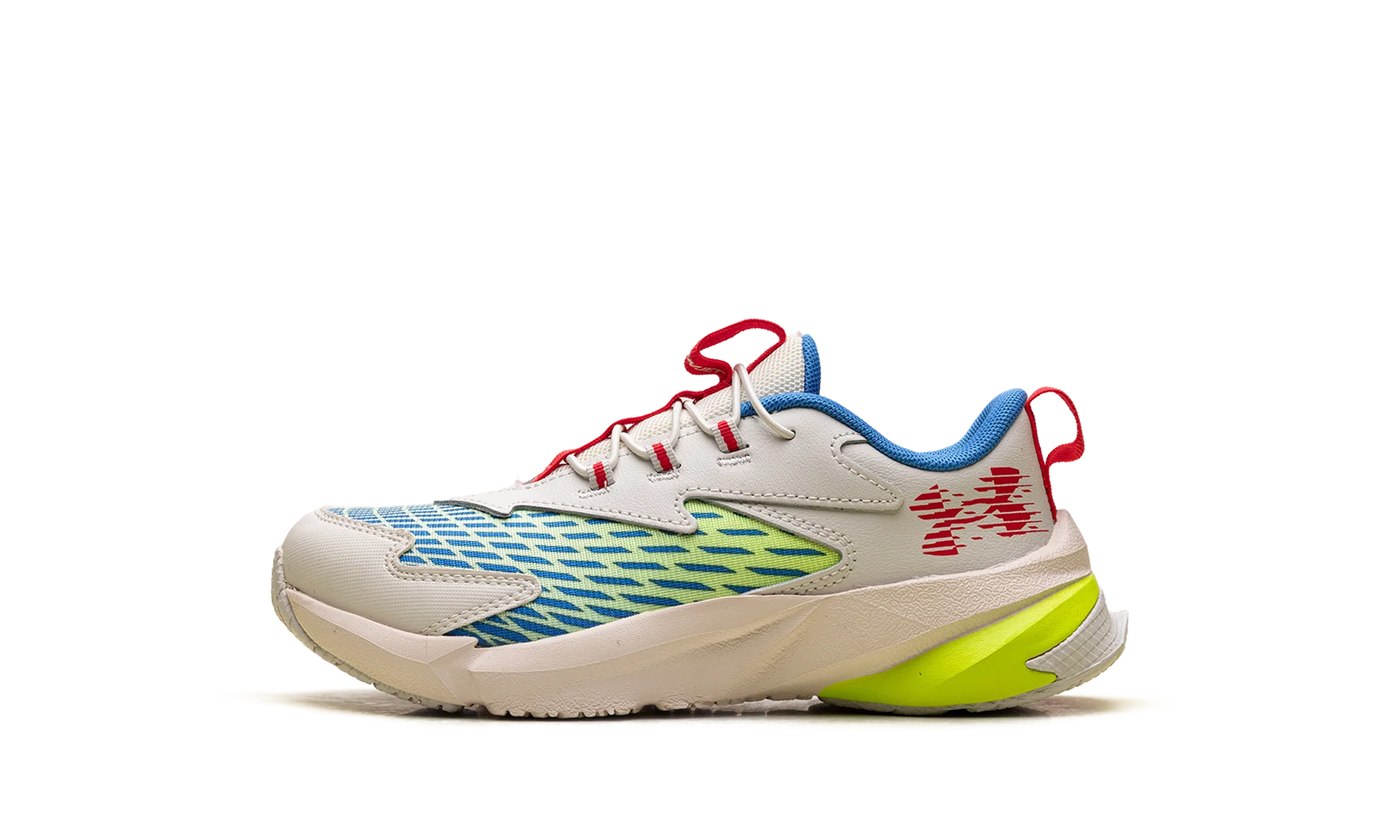 UA BPS Scramjet 7 "Summit White High Vis Yellow Racer Red" 6006928 110