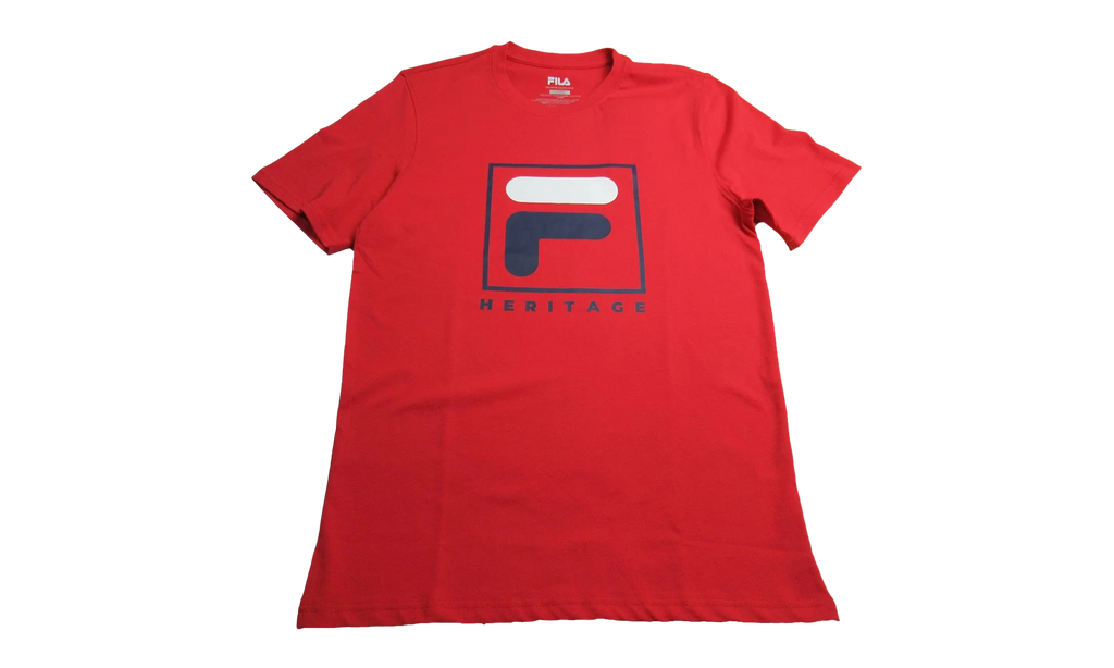 Heritage F Box Logo T-Shirt "Chinese Red" LM913787 622