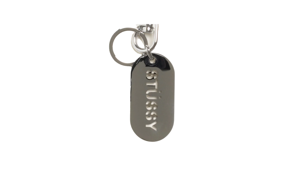 METAL TAG KEYCHAIN "Silver" STUS332
