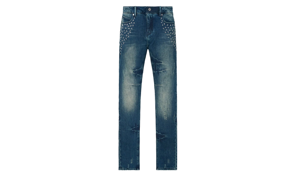 Bryant 5 Pocket Skinny Jeans "Navy Aura" MPVC1000 B1205NAYAR
