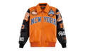 New York Knicks For The City Jacket "Orange / Black / Royal" PP026