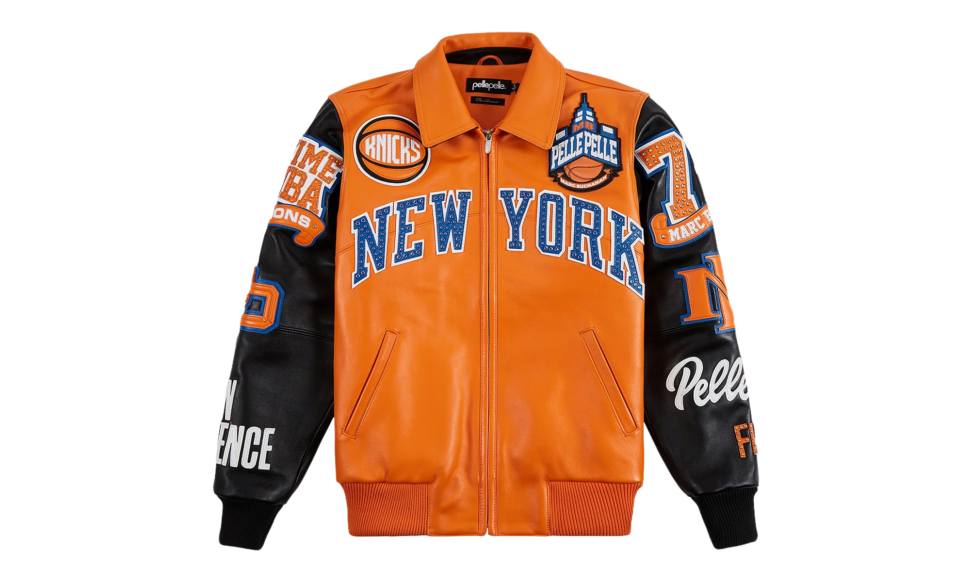 New York Knicks For The City Jacket "Orange / Black / Royal" PP026