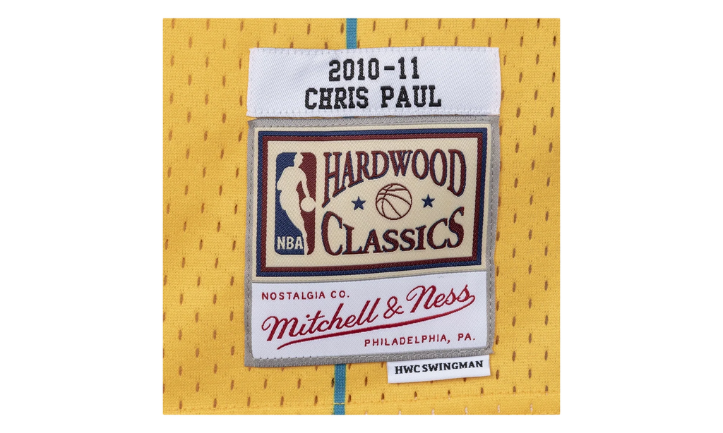 NBA Chris Paul Swingman Jersey "2010 Charlotte Hornets - Yellow" SMJYAC19023 NOHYELL10CPA