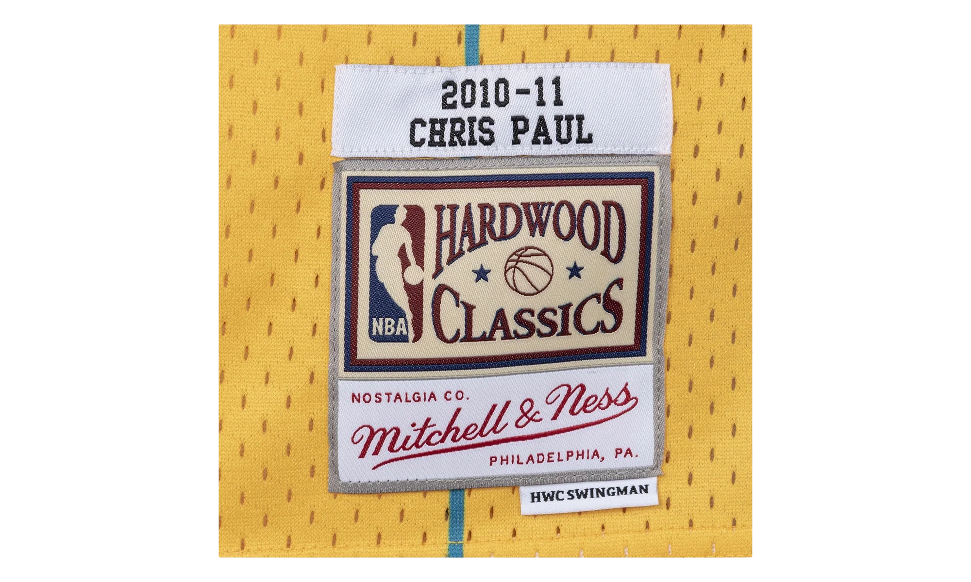 NBA Chris Paul Swingman Jersey "2010 Charlotte Hornets - Yellow" SMJYAC19023 NOHYELL10CPA