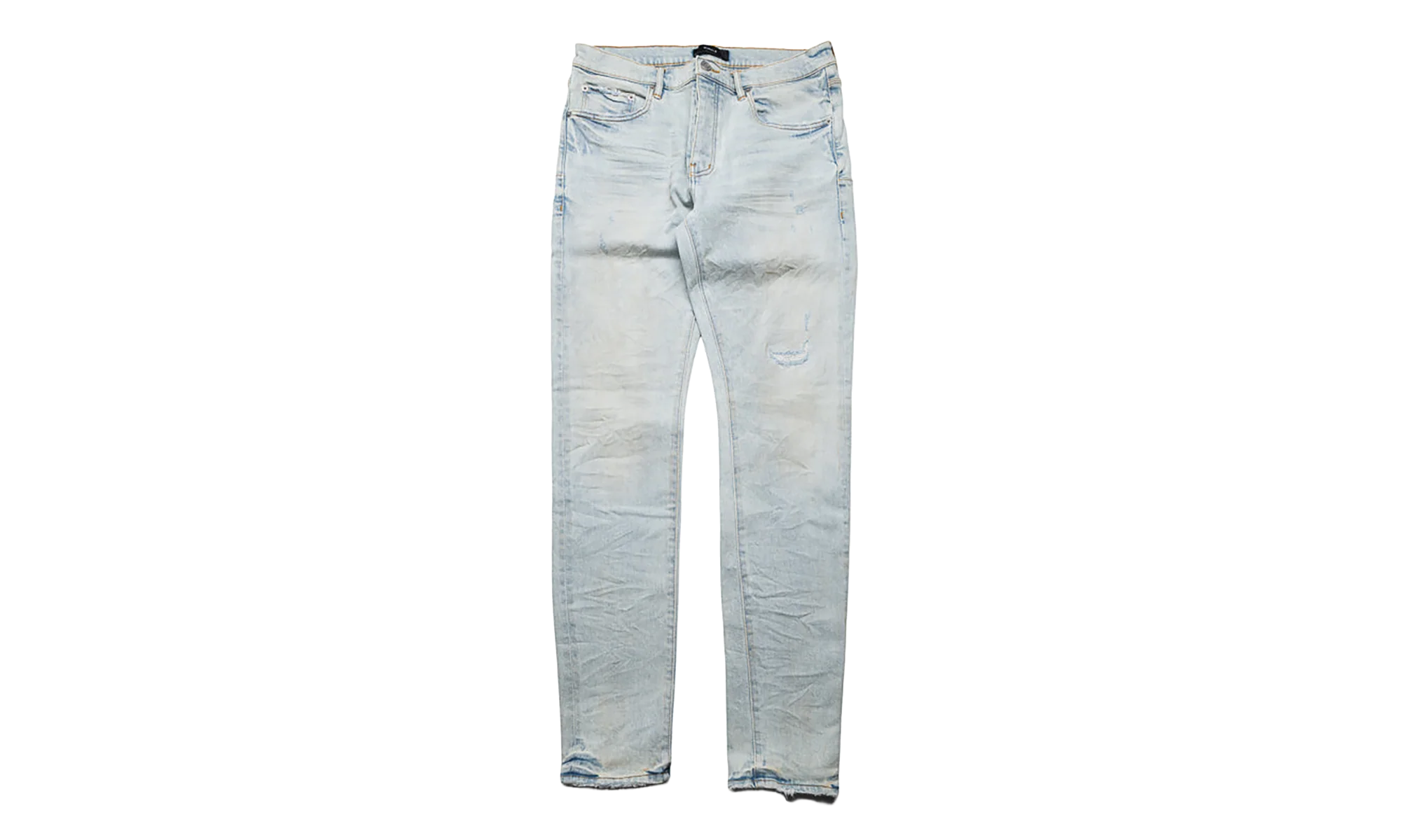 Skinny Fade Distressed Jeans "Light Indigo" P001 SKZB325