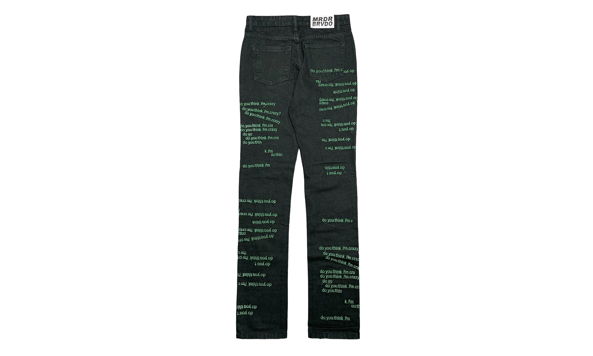 Scripture Jeans "Black/Green" WDWBMBSJBG