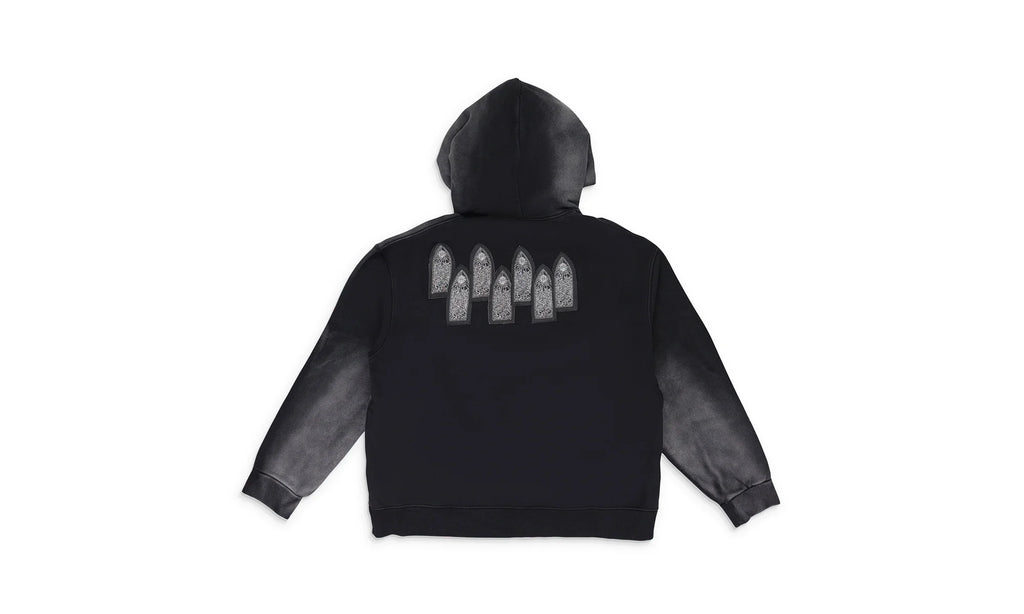 Faded Pullover Hoodie "Black" 1110080002FW24