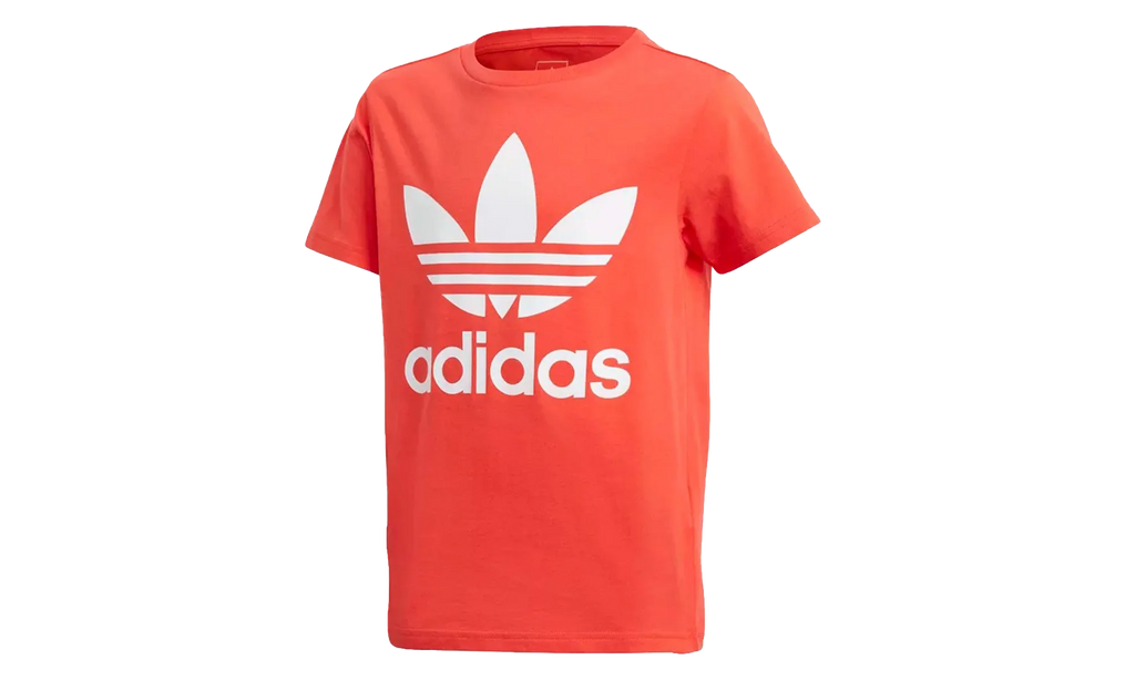 Originals Trefoil Tee GS "Bright Red / White" DH2474