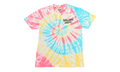 Repurposed French Logo Short Sleeve Tee Shirt "Tie Dye" FTT 10013R TIDY