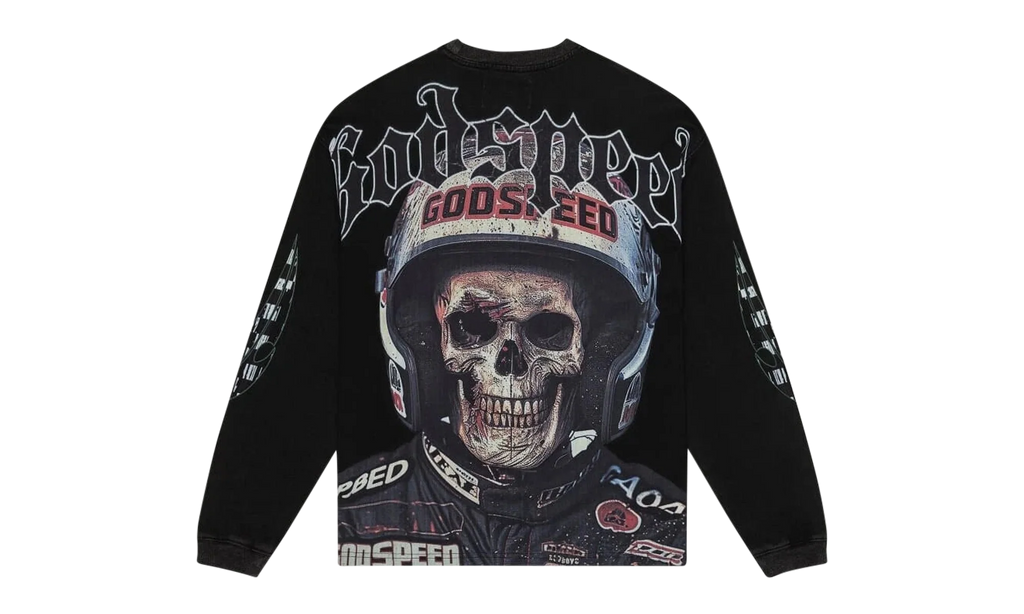 Crash Out L/S T-shirt "Black Wash" 36R39BBC