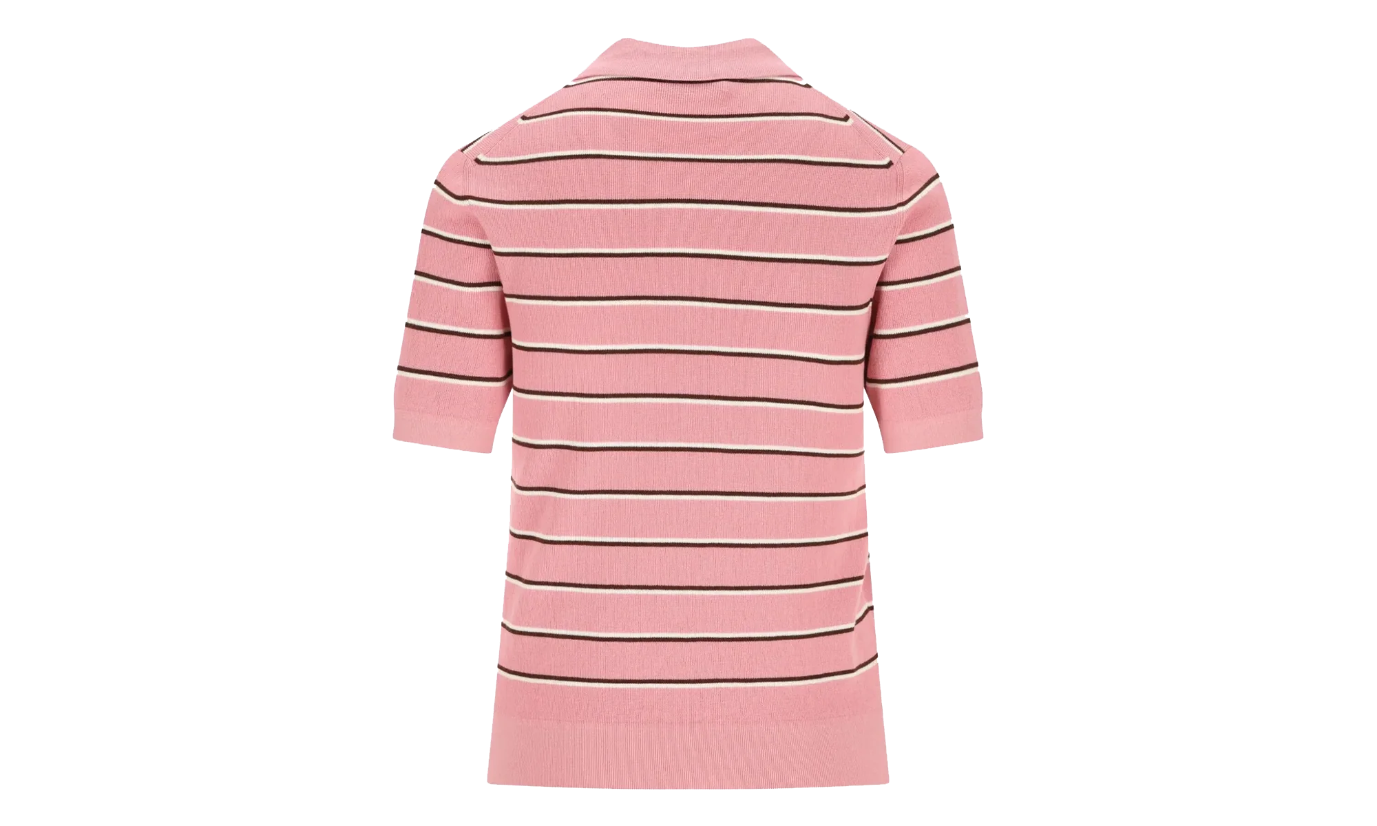 Striped Cotton Knit Polo Shirt WMNS "Pink" MMLB35 183M F0028