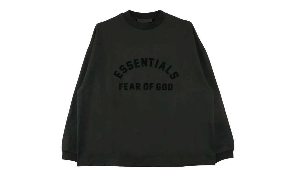 Heavy Jersey Long Sleeve Tee Shirt "Jet Black" 125SP242014F