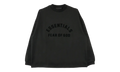 Heavy Jersey Long Sleeve Tee Shirt "Jet Black" 125SP242014F