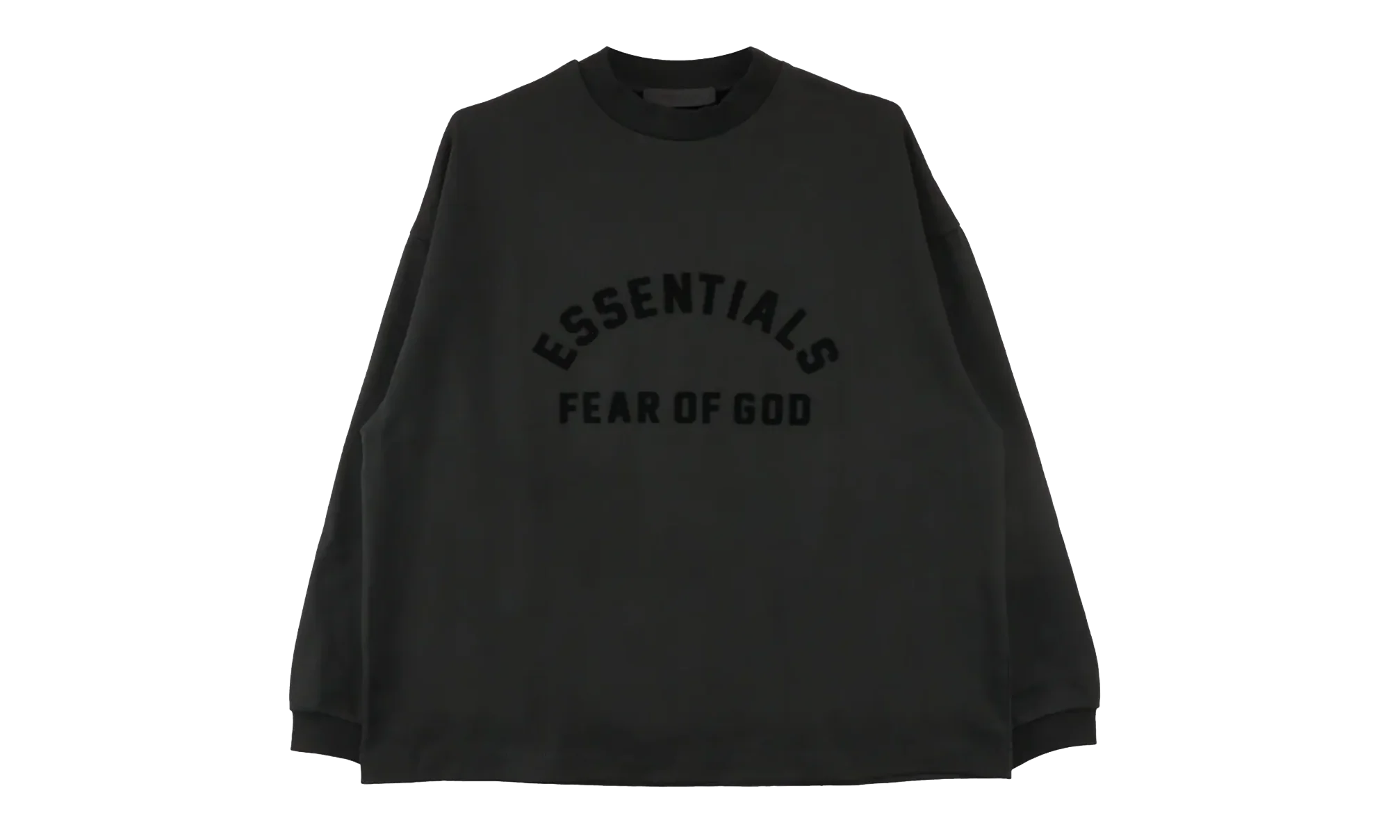 Heavy Jersey Long Sleeve Tee Shirt "Jet Black" 125SP242014F