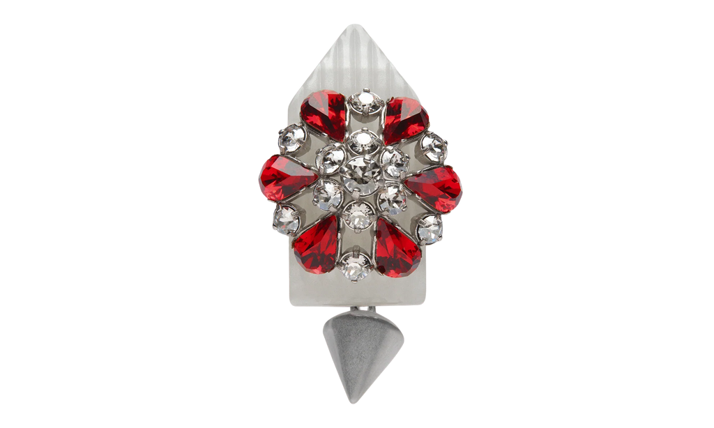 Rhinestone Cufflinks "Silver / Red" SM1VM0006P6479980