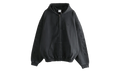 Embroidered Biker Cross Sleeves Zip Up Hoodie "Black" ME76ZU169B BLAC