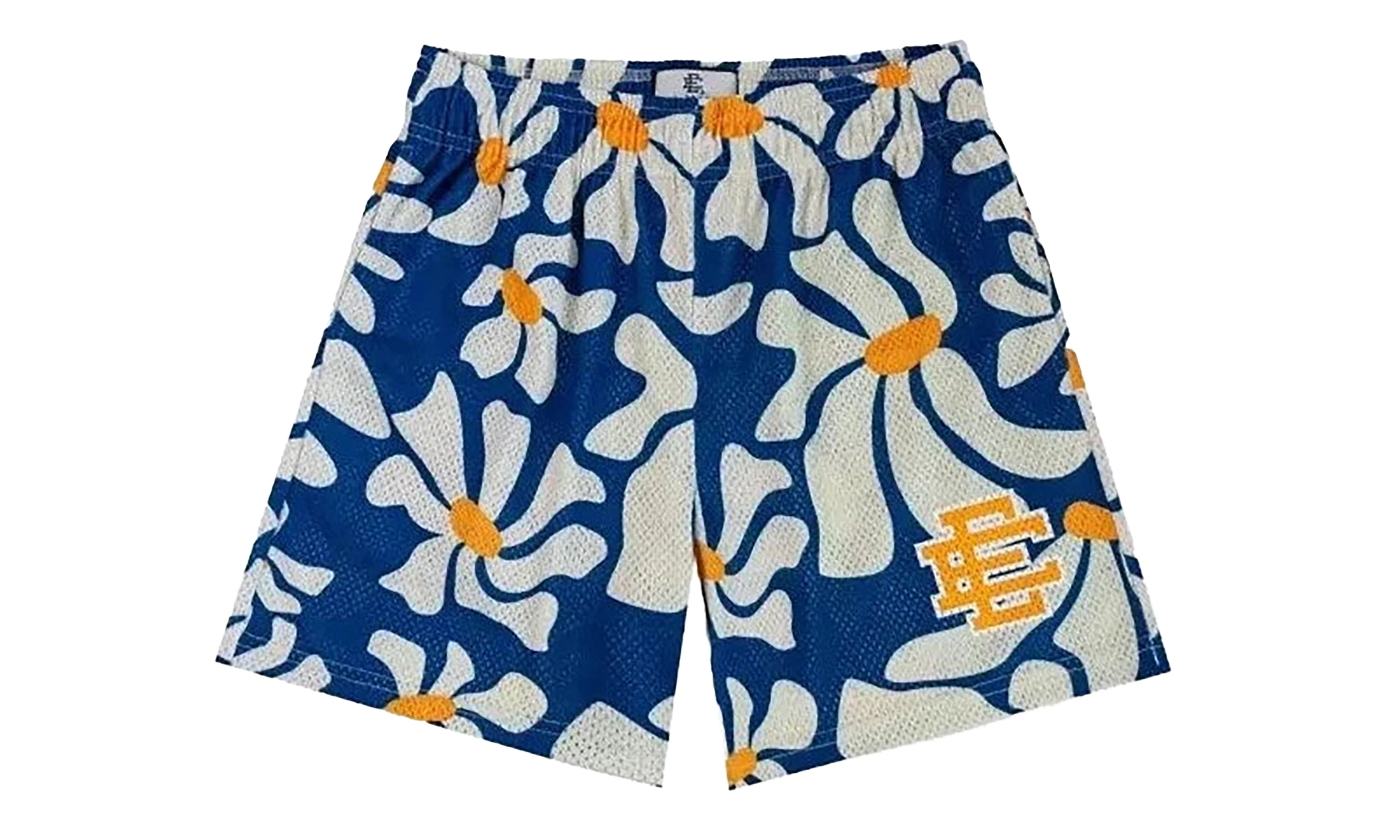 EE BASIC SHORT "SS24 - Blue Daisies/Yellow" EE782