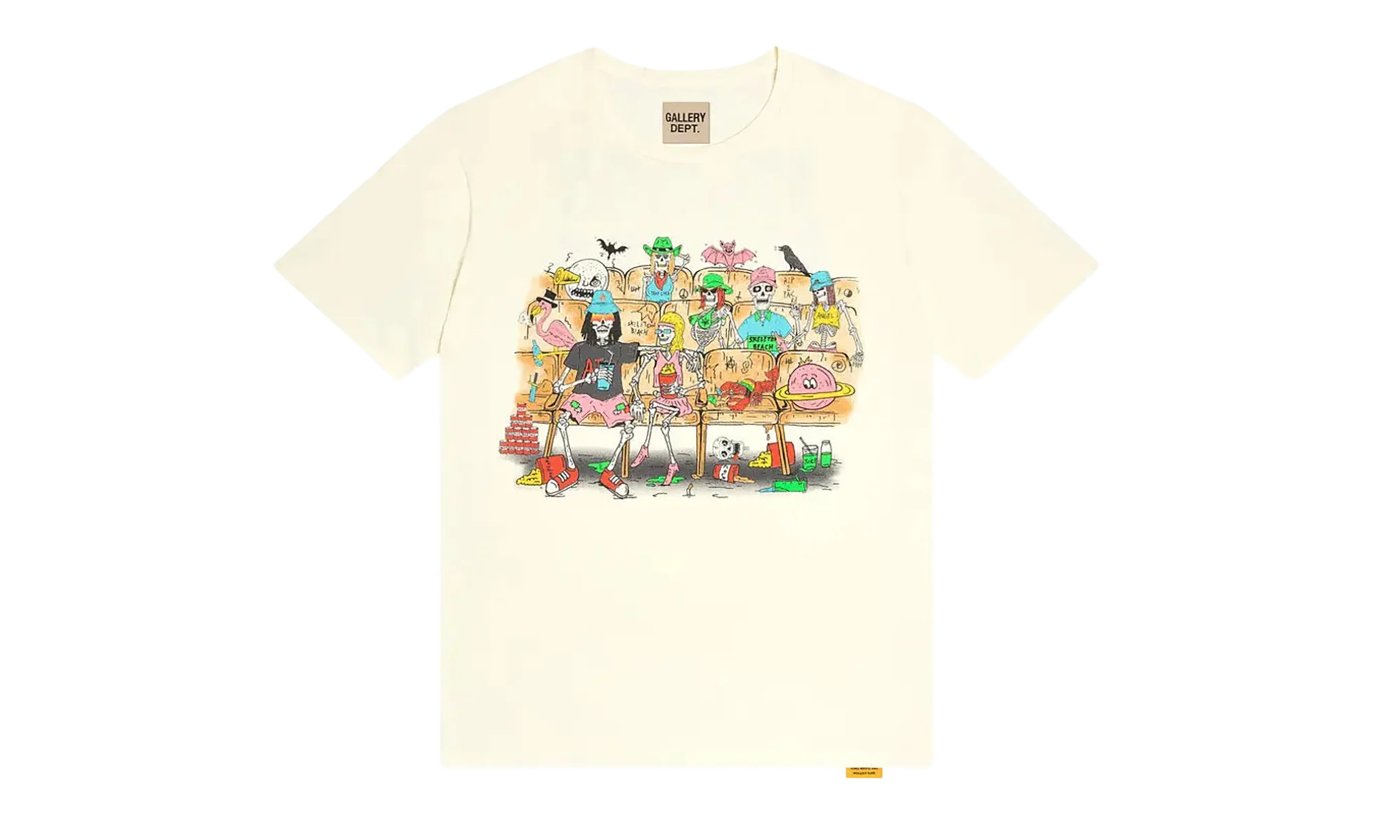 Skeleton Beach Theatre Tee "Light Archival White" GD055