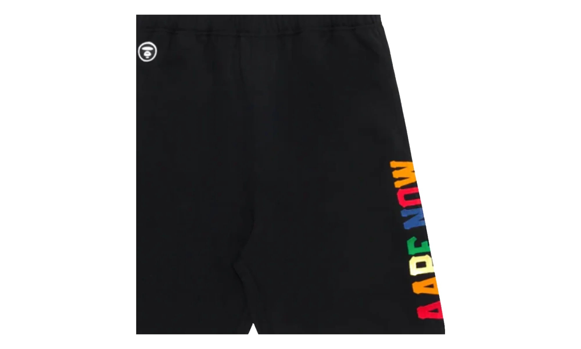 AAPE Multi Color Logo Shorts "Black" P9GYG5ZRC