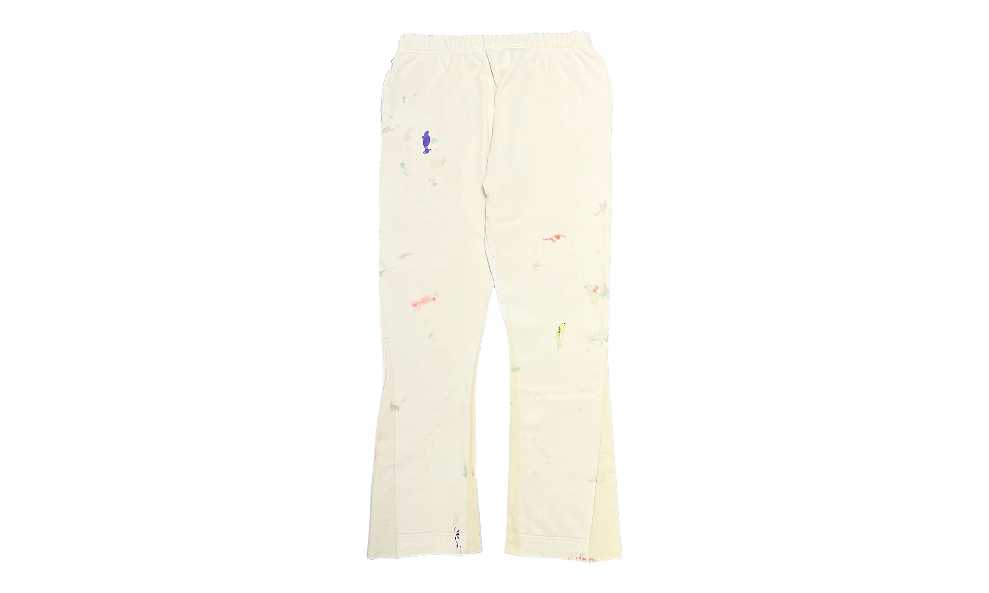 GD Logo Paint Splatter Flare Sweatpants "Cream Black Multi" GDGLFSC