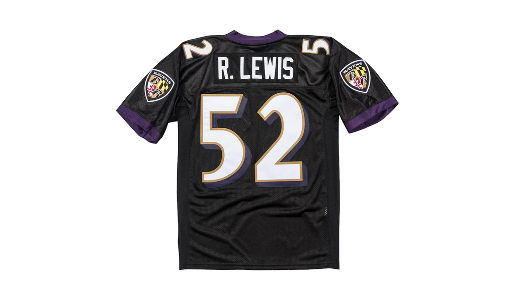 NFL Ray Lewis Authentic Alternate Jersey "2004 Baltimore Ravens - Black" AJY6CP18017 BRABLCK04RLE