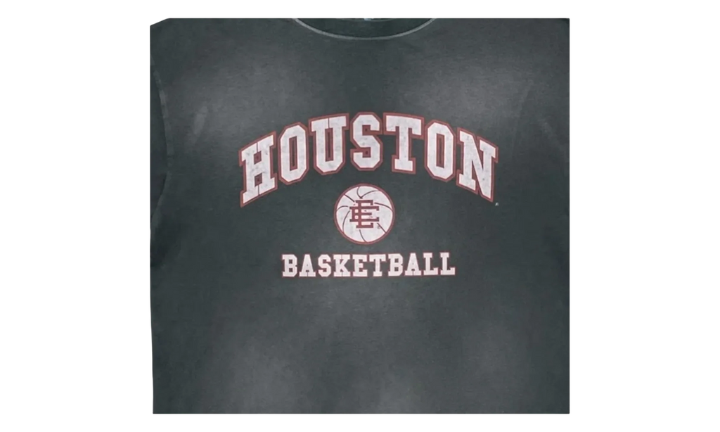 EE College Houston Tee "Washed Black" EE140