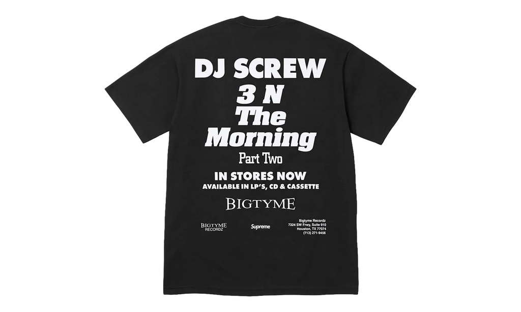 DJ Screw SUC Tee "SS26 - black" SU27363