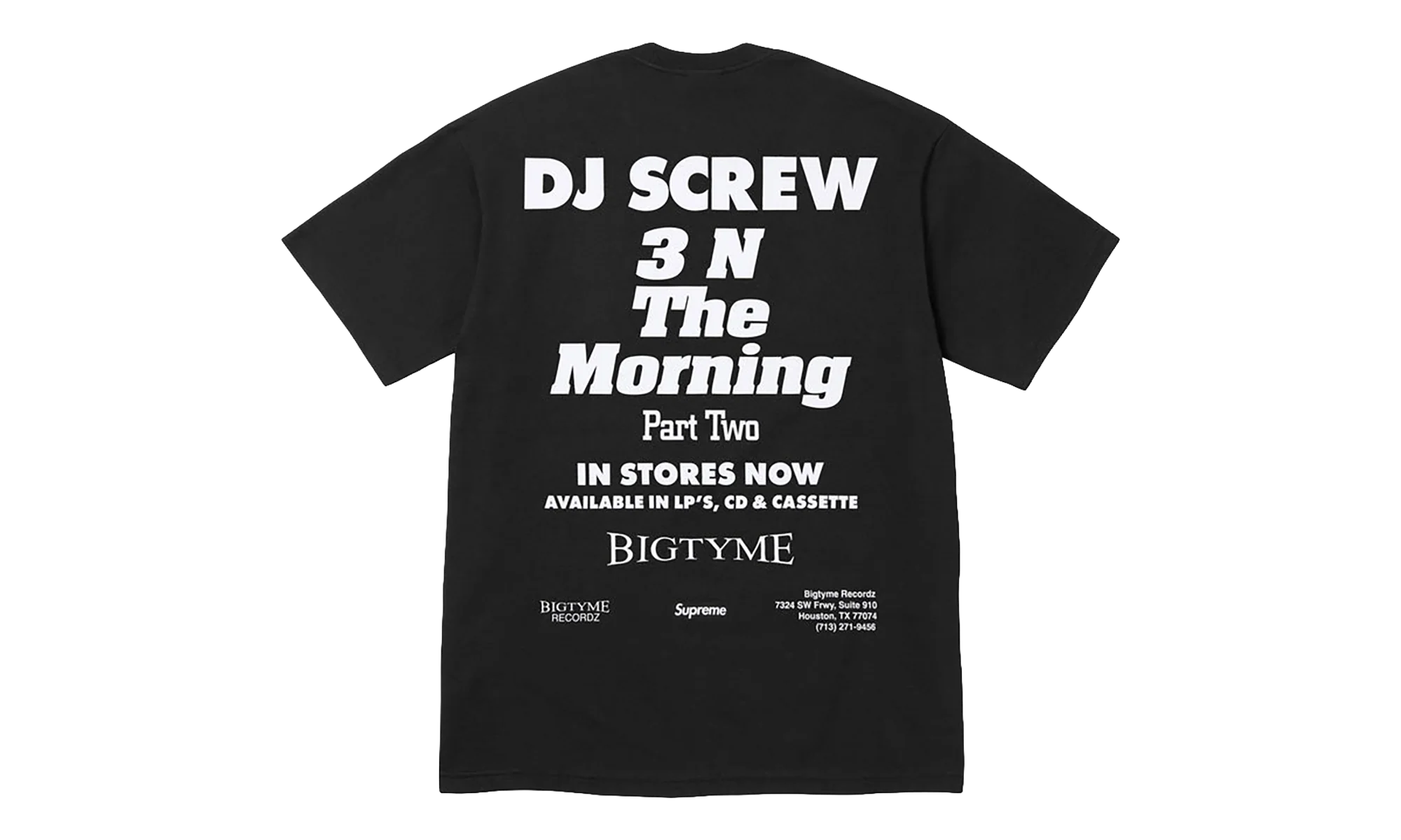 DJ Screw SUC Tee "SS26 - black" SU27363