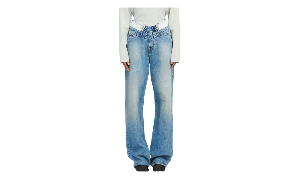 5-Pocket Straight Leg Jeans WMNS "Light Blue" S52LA0271 M30058 965