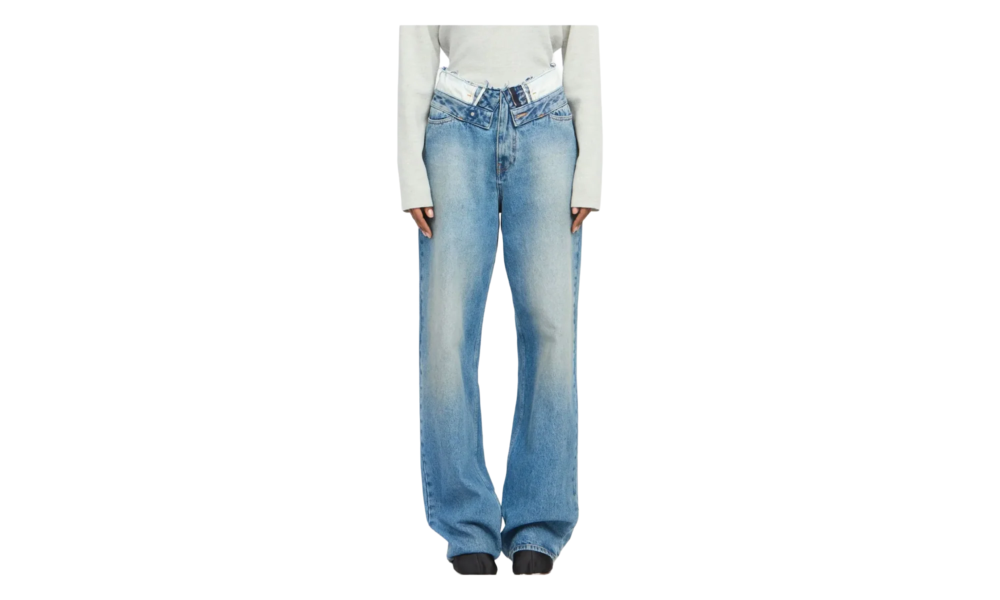 5-Pocket Straight Leg Jeans WMNS "Light Blue" S52LA0271 M30058 965