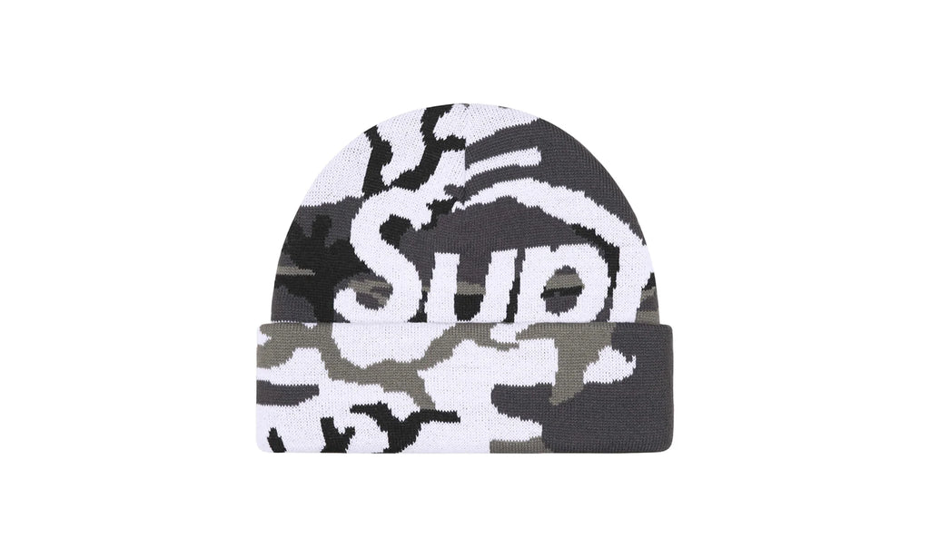Camo Big Logo Beanie "FW25 - Snow Camo" SU26859