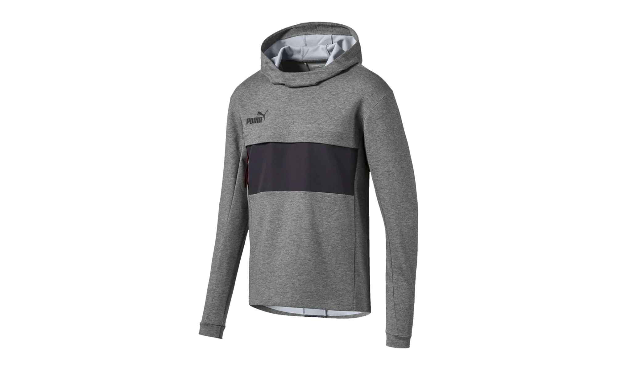 FtblNXT Casuals Hoodie "Grey Dawn / Ebony" 656452 01