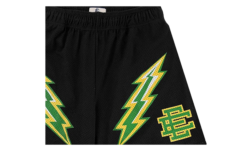 EE BASIC SHORT "SS24 - Black/Green Bolt" EE692