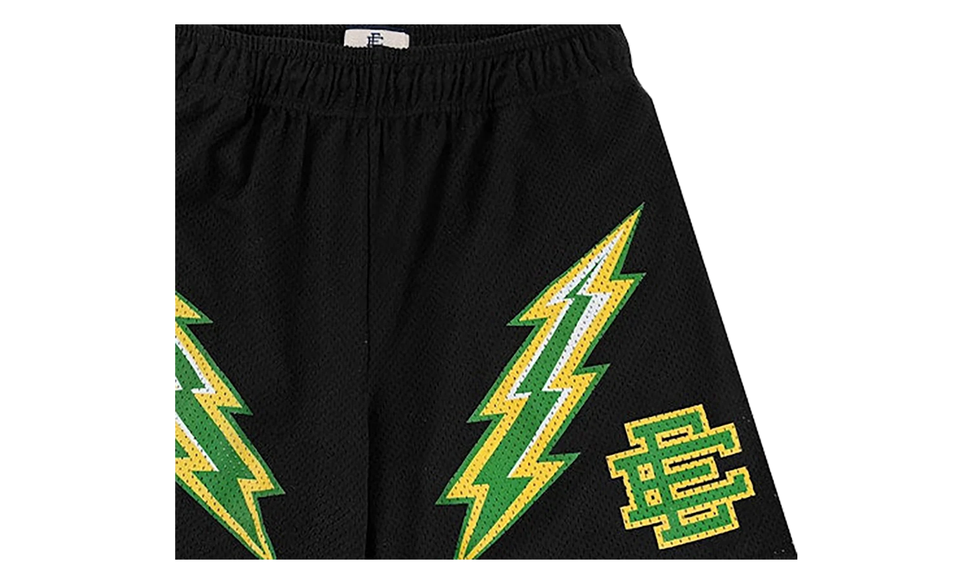 EE BASIC SHORT "SS24 - Black/Green Bolt" EE692