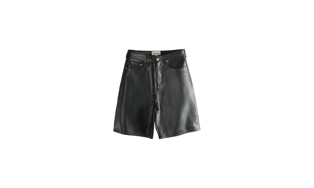 Big Ol Leather Shorts "BLAC BLACK" 112315 BLAC