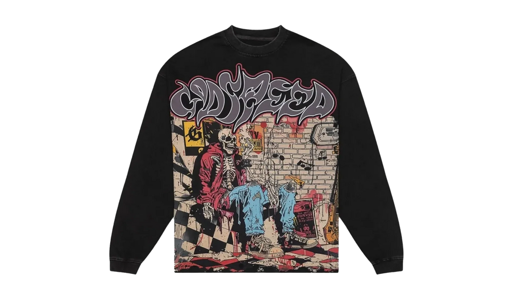 Stoner Long Sleeve Tee "Black Wash" BFI6CUG9