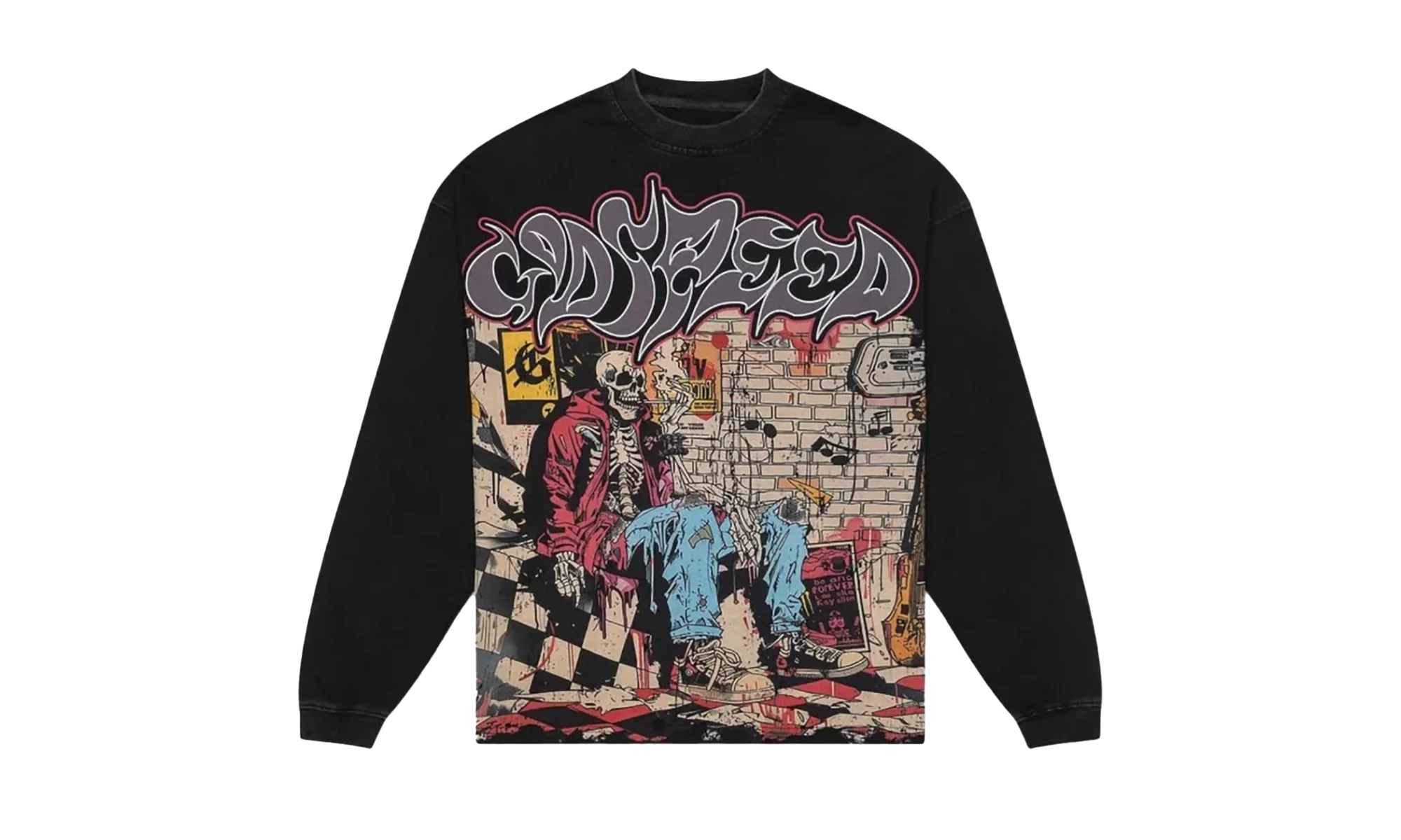 Stoner Long Sleeve Tee "Black Wash" BFI6CUG9