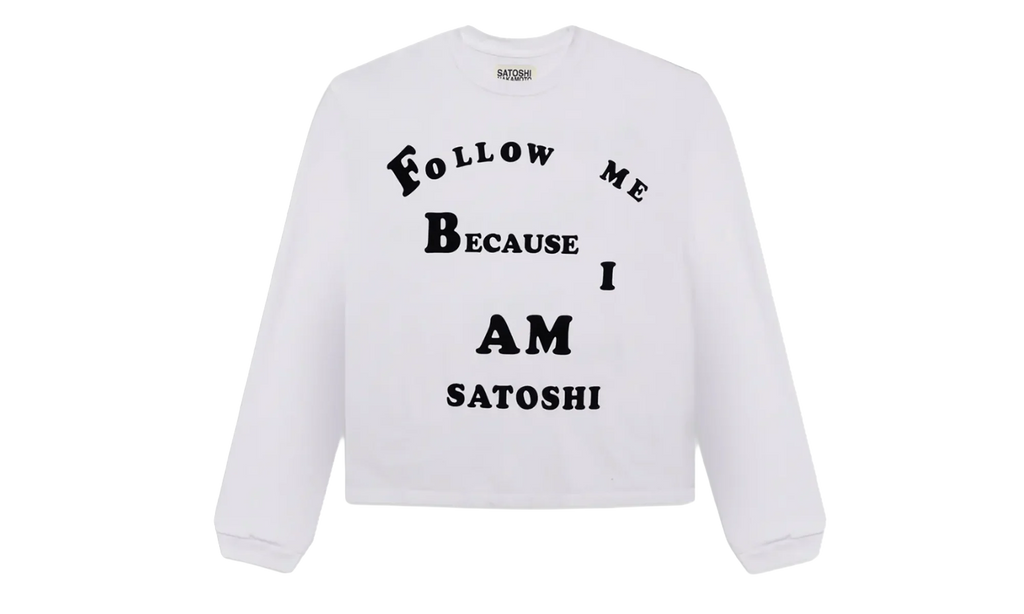 Follow Me Long Sleeve Tee Shirt "White" FW24LS001 WHT