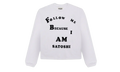 Follow Me Long Sleeve Tee Shirt "White" FW24LS001 WHT