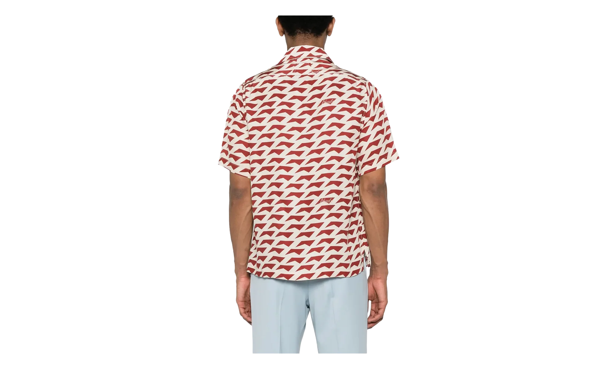 Dolce Vita Silk Shirt "Red / Cream" RHPS24SR07174307 RCR