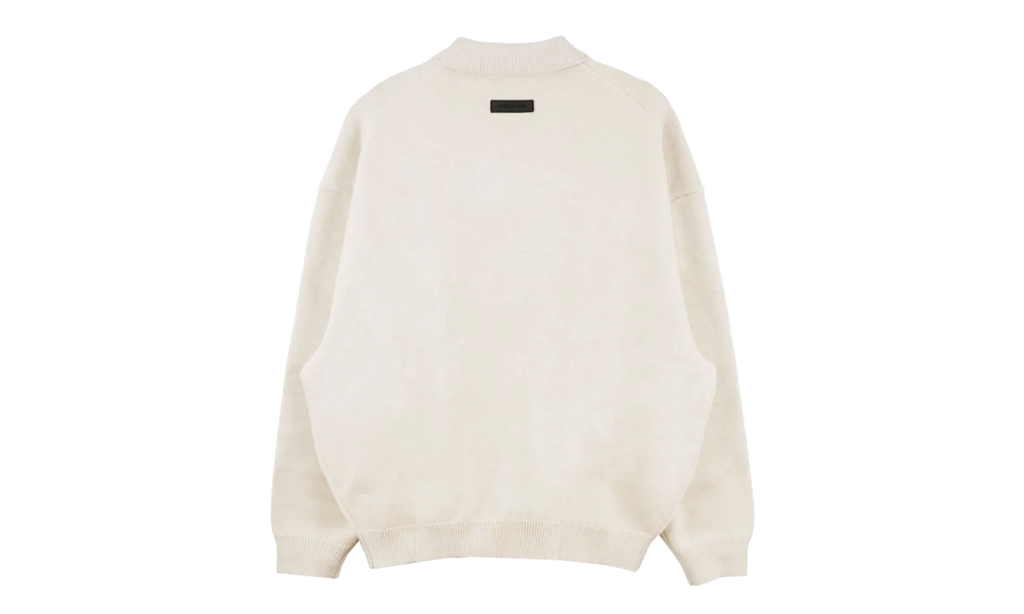 Knit Long Sleeves Polo "Cloud Dancer" 192BT232181F